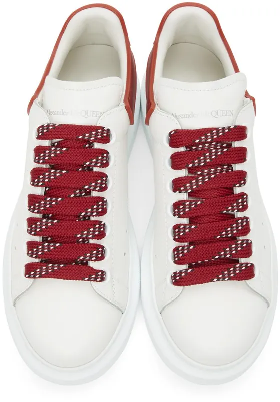 Alexander McQueen White & Red TPU Oversized 9727 Red (621056 WHXMT)