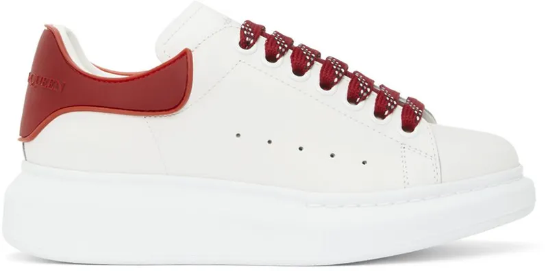 Alexander McQueen White & Red TPU Oversized 9727 Red (621056 WHXMT)