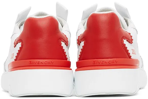 Givenchy White & Red Two Tone Wing 2020 112-WHITE/R (BH003RH0PJ)