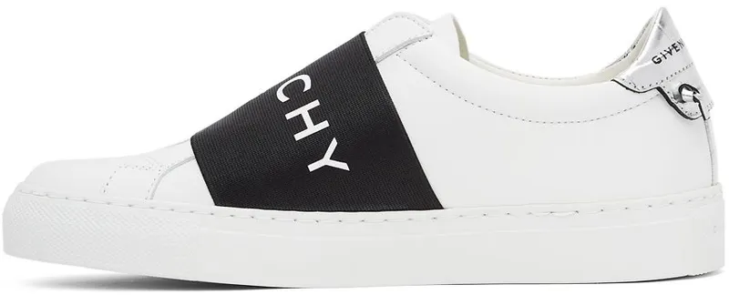 Givenchy White & Silver Elastic Urban Knots 132 White/Silver Gre (BE0005E10H)