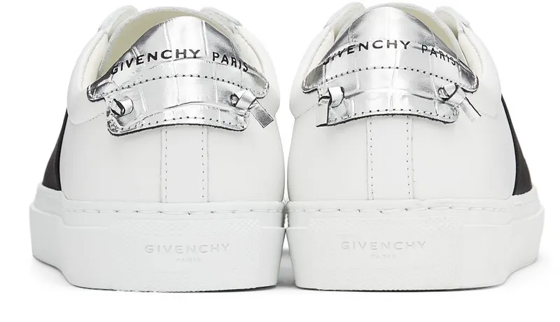 Givenchy White & Silver Elastic Urban Knots 132 White/Silver Gre (BE0005E10H)