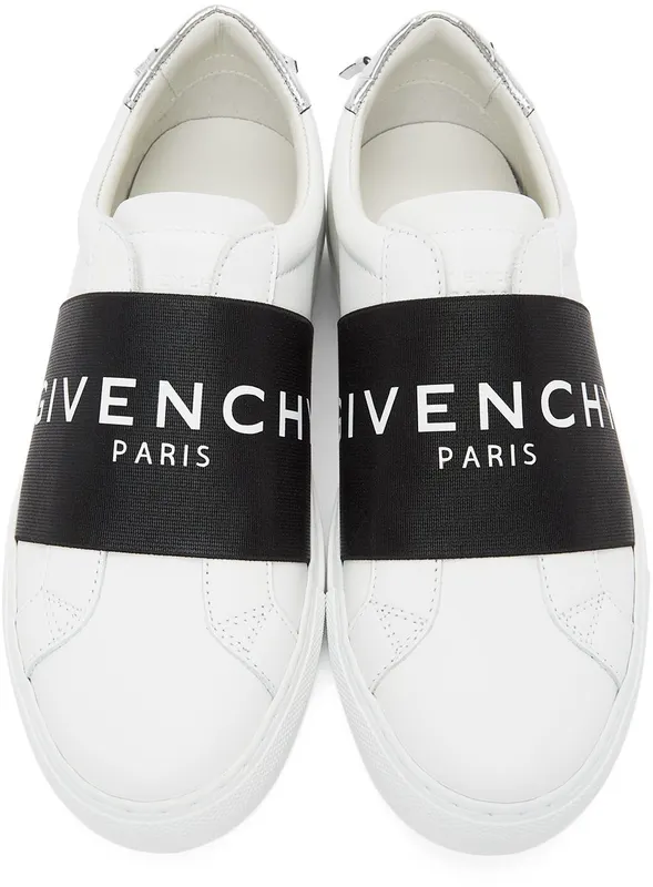 Givenchy White & Silver Elastic Urban Knots 132 White/Silver Gre (BE0005E10H)