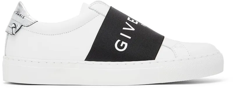 Givenchy White & Silver Elastic Urban Knots 132 White/Silver Gre (BE0005E10H)