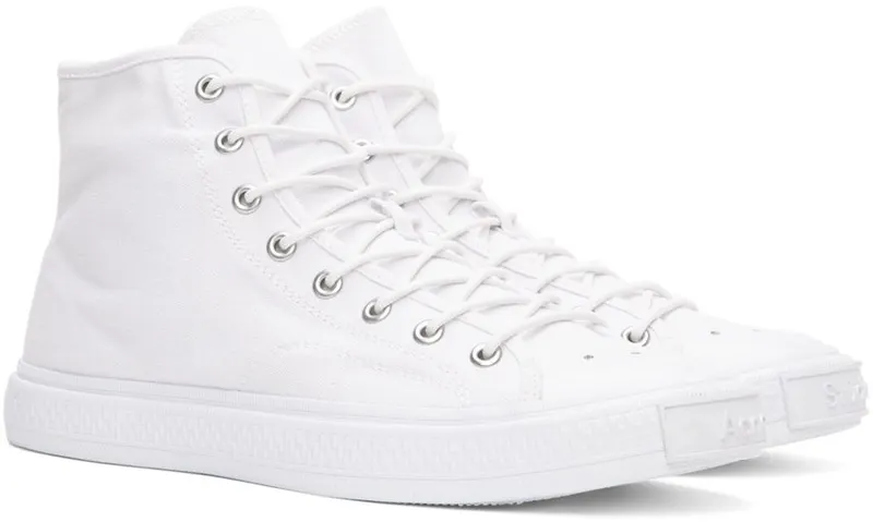 Acne Studios White Ballow High 183 OPTIC WHITE (BD0238-)