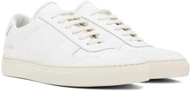 Common Projects White BBall Low Bumpy 0506 White (6096)