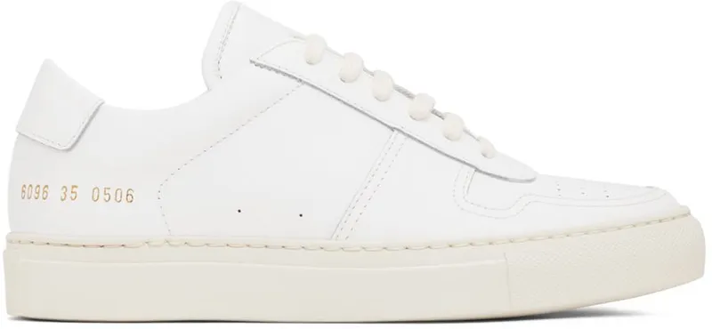 Common Projects White BBall Low Bumpy 0506 White (6096)