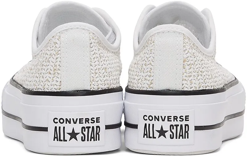 Converse White Breathable Platform All Star Low White (570792C)