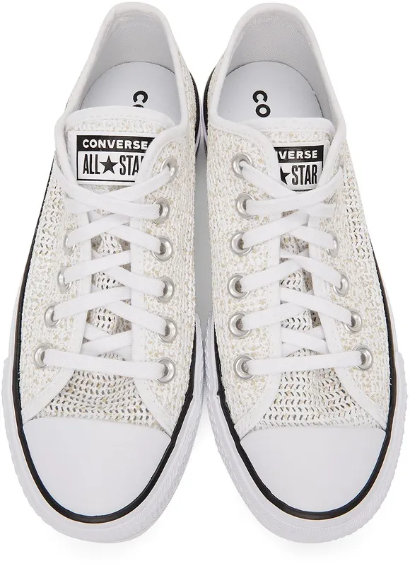 Converse White Breathable Platform All Star Low White (570792C)