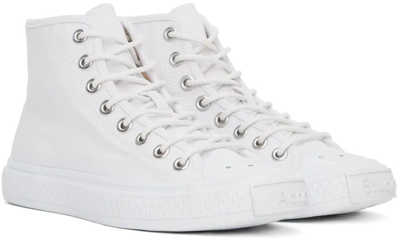 Acne Studios White Canvas High Optic White (AD0523-)