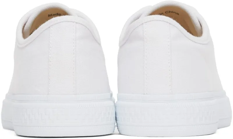 Acne Studios White Canvas Low 183 OPTIC WHITE (BD0231-)