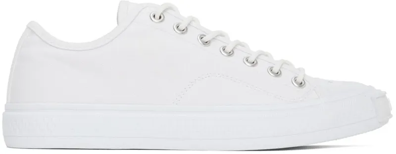 Acne Studios White Canvas Low 183 OPTIC WHITE (BD0231-)