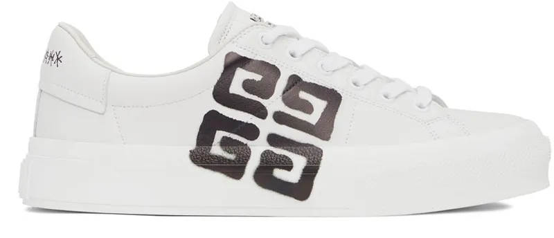 Givenchy White Chito Edition 4G Print City Sport 116-WHITE/BLACK (BH005VH13P)