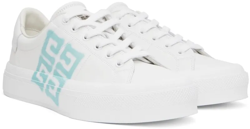 Givenchy White City 148 White/Acqua (BE0027E1JU148)
