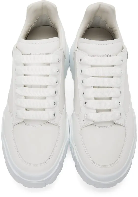 Alexander McQueen White Court Trainer 9000 OPT.WH (634619WHZ94)