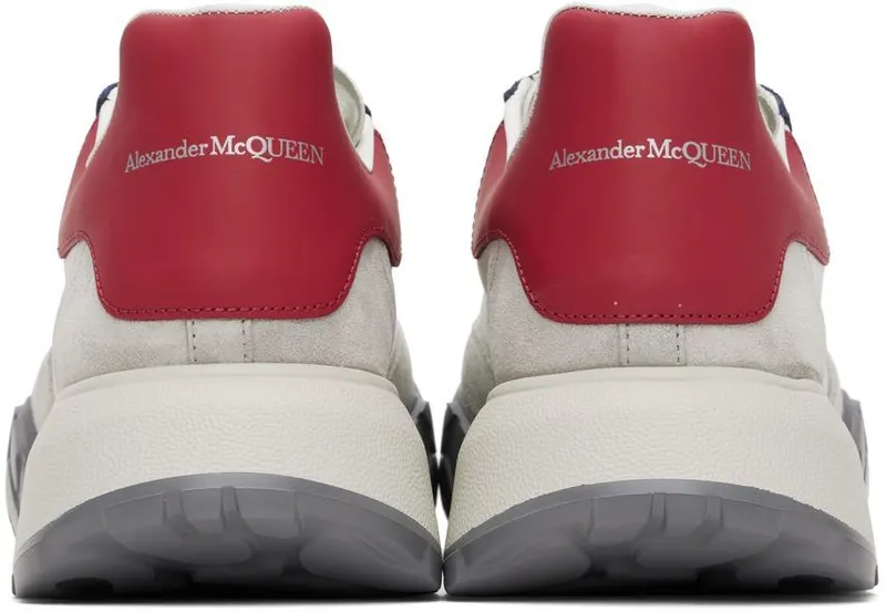 Alexander McQueen White Court Trainer 8990 WHITE (705117WIAAC)