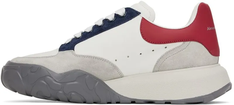 Alexander McQueen White Court Trainer 8990 WHITE (705117WIAAC)