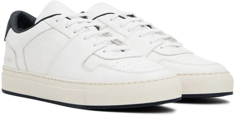 Common Projects White Decades 0528 White/Navy (ARTICLE 2348)