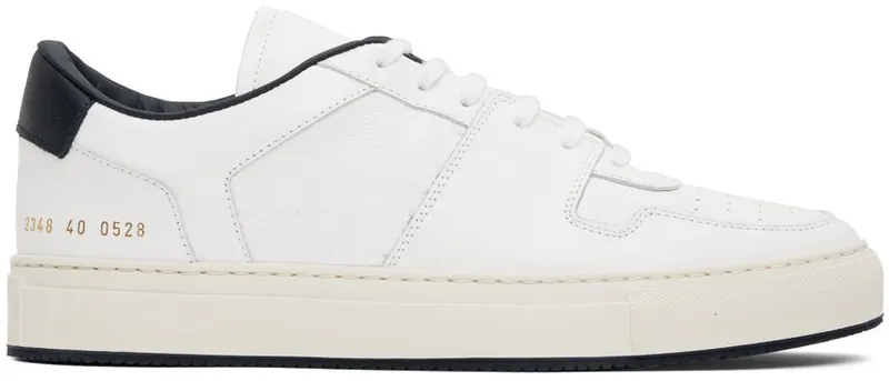 Common Projects White Decades 0528 White/Navy (ARTICLE 2348)