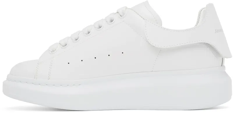 Alexander McQueen White Detachable Tab Oversized 9129 WHTSIL (625161WHYB7)