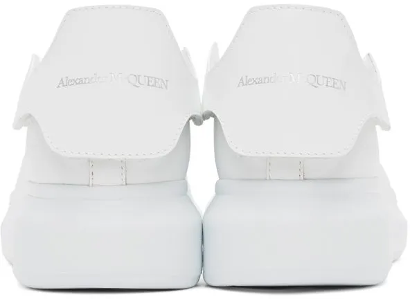 Alexander McQueen White Detachable Tab Oversized 9129 WHTSIL (625161WHYB7)