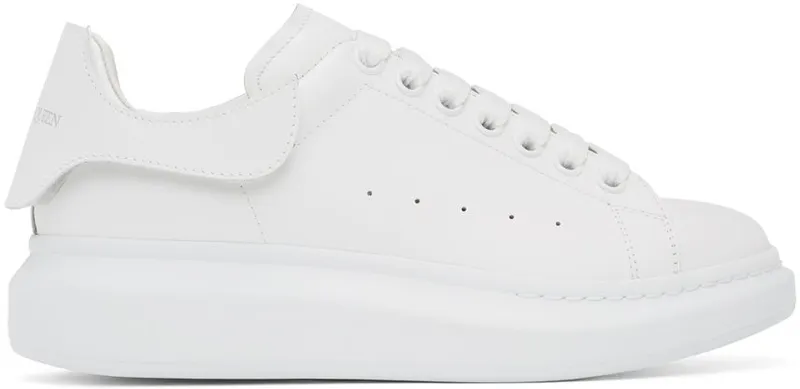 Alexander McQueen White Detachable Tab Oversized 9129 WHTSIL (625161WHYB7)