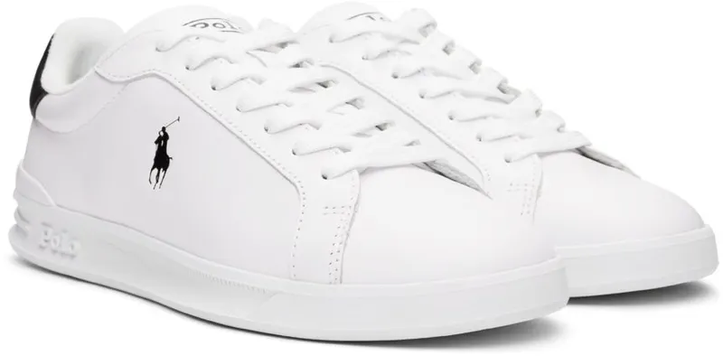 Polo Ralph Lauren White Heritage Court II WHITE/BLACK PP (809829824005)