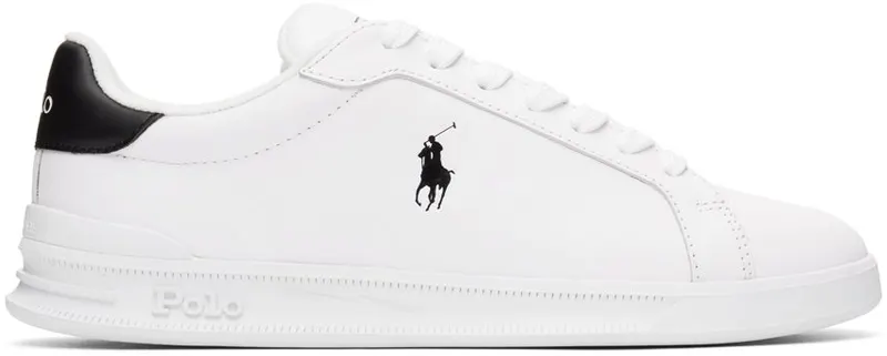 Polo Ralph Lauren White Heritage Court II WHITE/BLACK PP (809829824005)