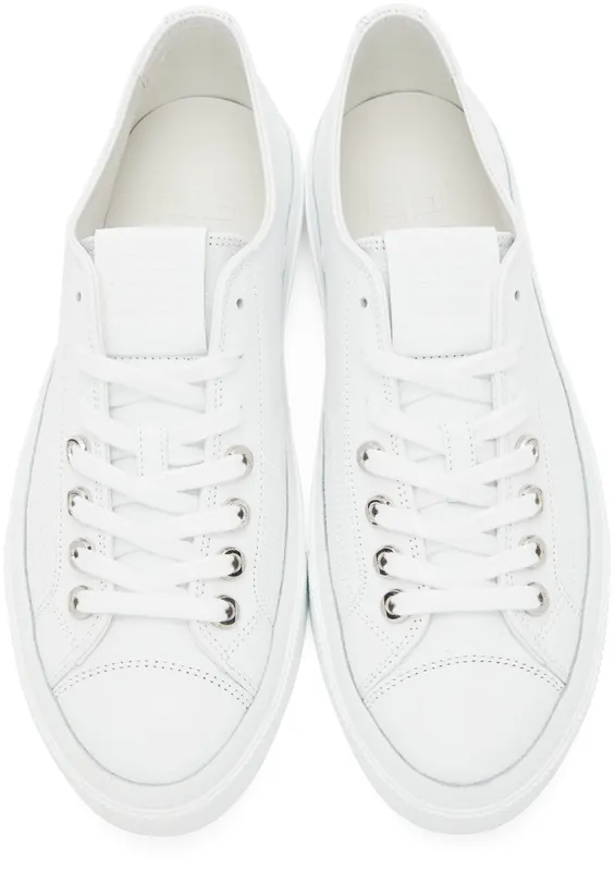 Givenchy White Leather City 100-WHITE (BH0050H0X2)