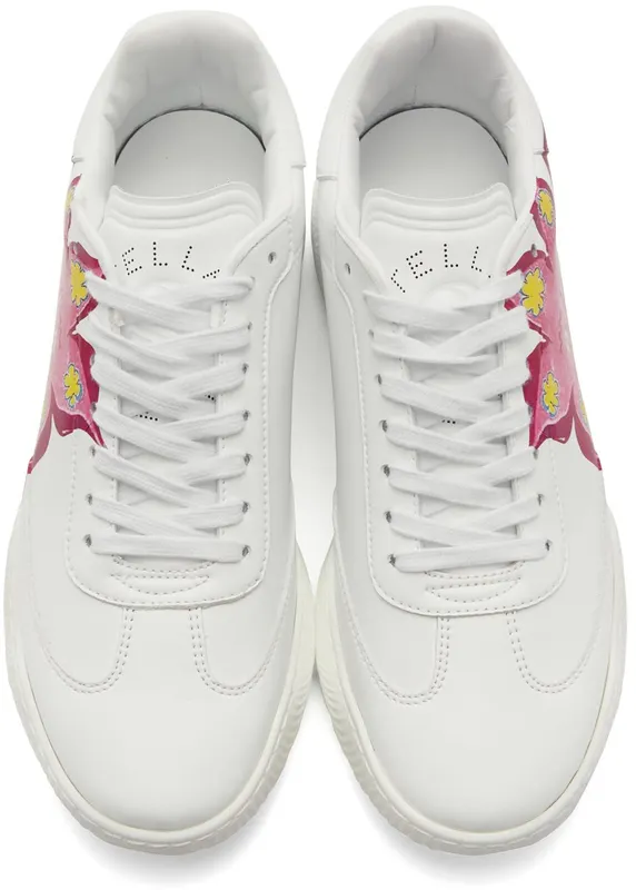 Stella McCartney White Myfawnwy Edition Loop Screen K095 Flower Pink (800448N0271)