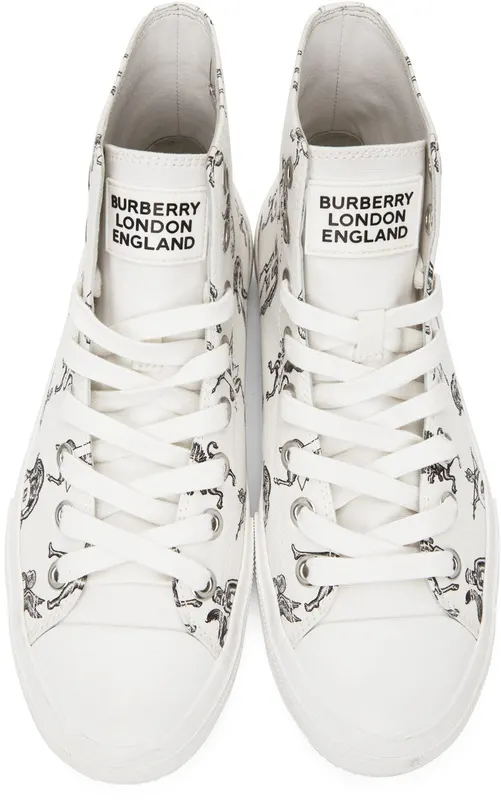 Burberry White Mythical Alphabet Larkhall White (8039478)