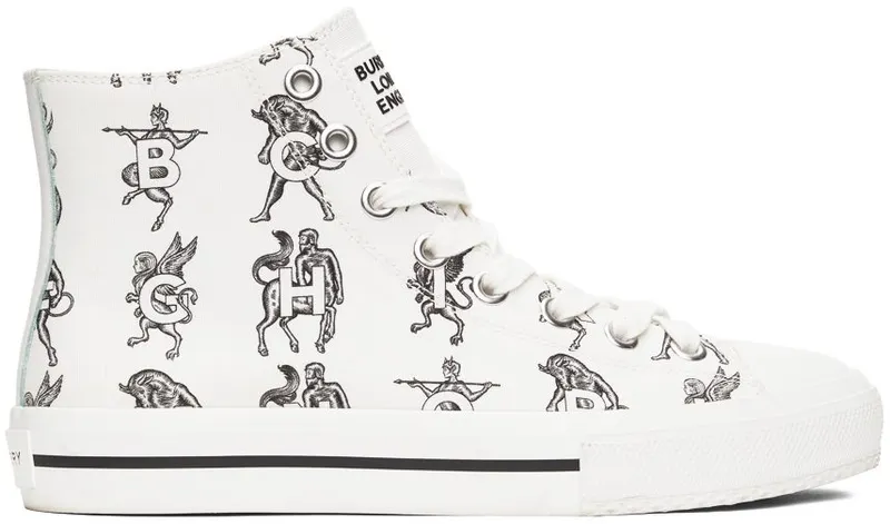 Burberry White Mythical Alphabet Larkhall White (8039478)