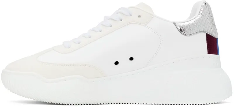 Stella McCartney White Paneled Runner Loop 9022 White/Silver (800321N0212)