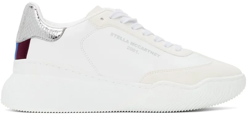 Stella McCartney White Paneled Runner Loop 9022 White/Silver (800321N0212)