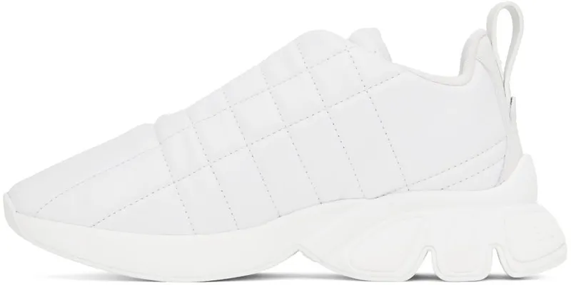 Burberry White Quilted Leather Neutral White (8056654)