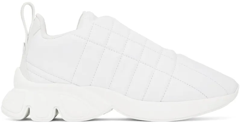 Burberry White Quilted Leather Neutral White (8056654)