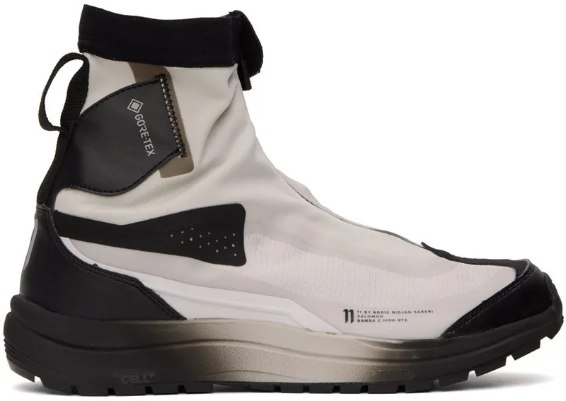 11 by Boris Bidjan Saberi White Salomon Edition Bamba 2 GTX High BLACK / WHITE (67 11xS)