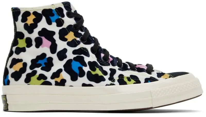 Converse White Welcome To The Wild Chuck 70 High-Top Egret/Black (572369C)