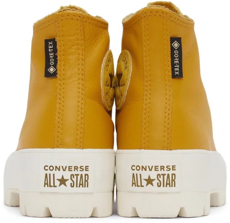 Converse Yellow Chuck Taylor All Star Lugged Winter Hi GOLD DART/OLIVE FLA (565005C)