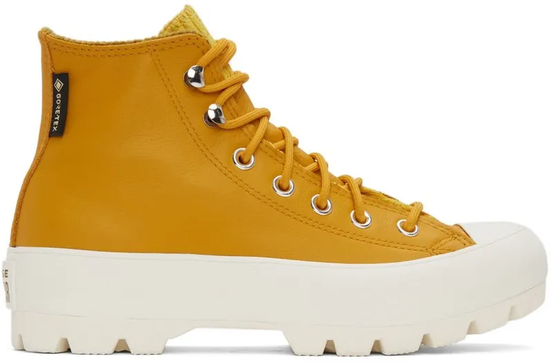 Converse Yellow Chuck Taylor All Star Lugged Winter Hi GOLD DART/OLIVE FLA (565005C)