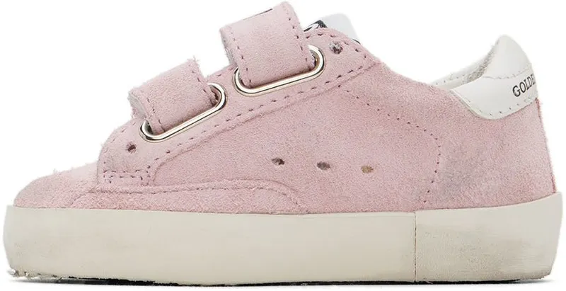 Golden Goose Baby Pink Old School Suede 25615 Baby Pink/Whit (GJF00111.F002832.25615)