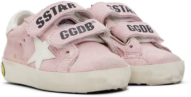 Golden Goose Baby Pink Old School Suede 25615 Baby Pink/Whit (GJF00111.F002832.25615)
