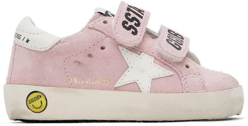 Golden Goose Baby Pink Old School Suede 25615 Baby Pink/Whit (GJF00111.F002832.25615)