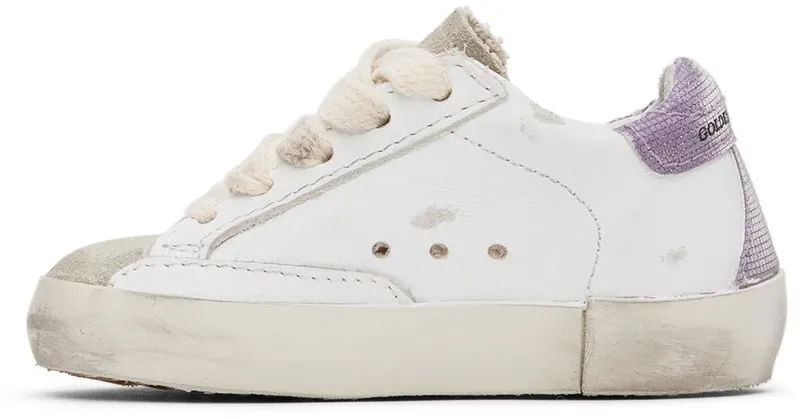 Golden Goose Baby White & Gold Superstar Classic 81614 White/Ice/Gold (GJF00102.F002837.81614)