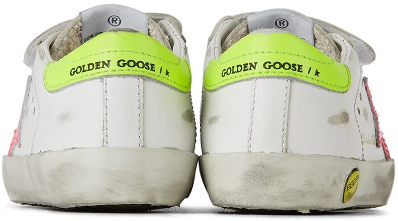Golden Goose Baby White & Pink Old School Velcro White (GJF00111.F001985.10756)