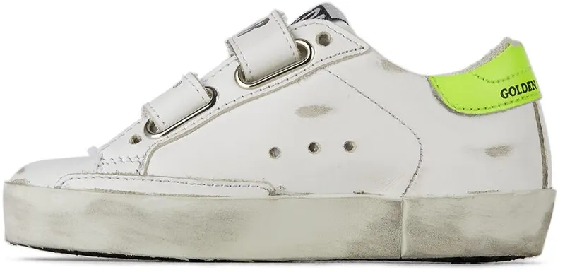 Golden Goose Baby White & Pink Old School Velcro White (GJF00111.F001985.10756)