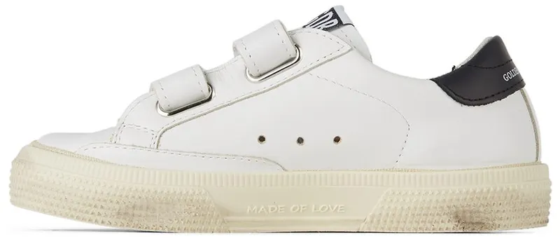 Golden Goose Baby White & Red May School Velcro White (GJF00198.F001997.10763)