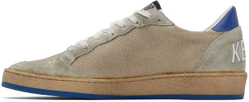 Golden Goose Beige & Blue Ball Star LIGHT SILVER/ICE/BLU (GMF00117.F002587.70213)