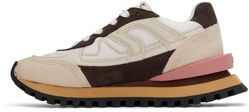 Axel Arigato Beige & Brown Sonar Coffee (F0557010)
