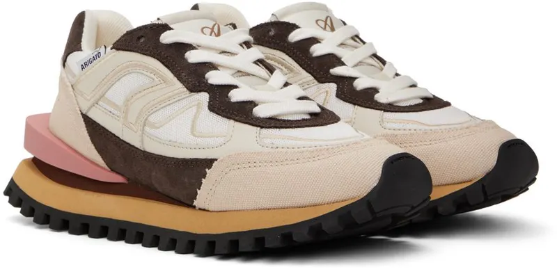 Axel Arigato Beige & Brown Sonar Coffee (F0557010)