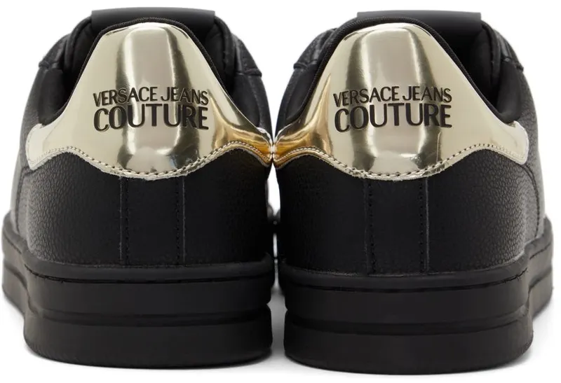 Versace Jeans Couture Black 88 V-Emblem Court EG89 BLACK/GOLD (E72YA3SK1 EZP098)